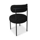 Ver imagem 3 de Mesa Jantar Vidro 160cm Nature Kit 6 Cadeiras Aço Preto Bouclê H02 - D'Rossi