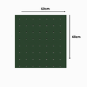 Ver imagem 2 de Chapa Perfurada Reta Uv - 60 X 60 Cm Verde
