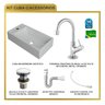 Kit Cuba Rl545 Roma com Torneira 1198 e Válvula Click com Sifão e Flexível - 10