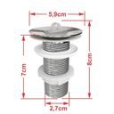 Ver imagem 7 de Kit Cuba Rl545 Roma com Torneira 1198 e Válvula Metal