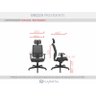 Brizza Tela Slider 3d Base Stand Plaxmetal Ergonômica sem Ap - Poliéster Preto - 4
