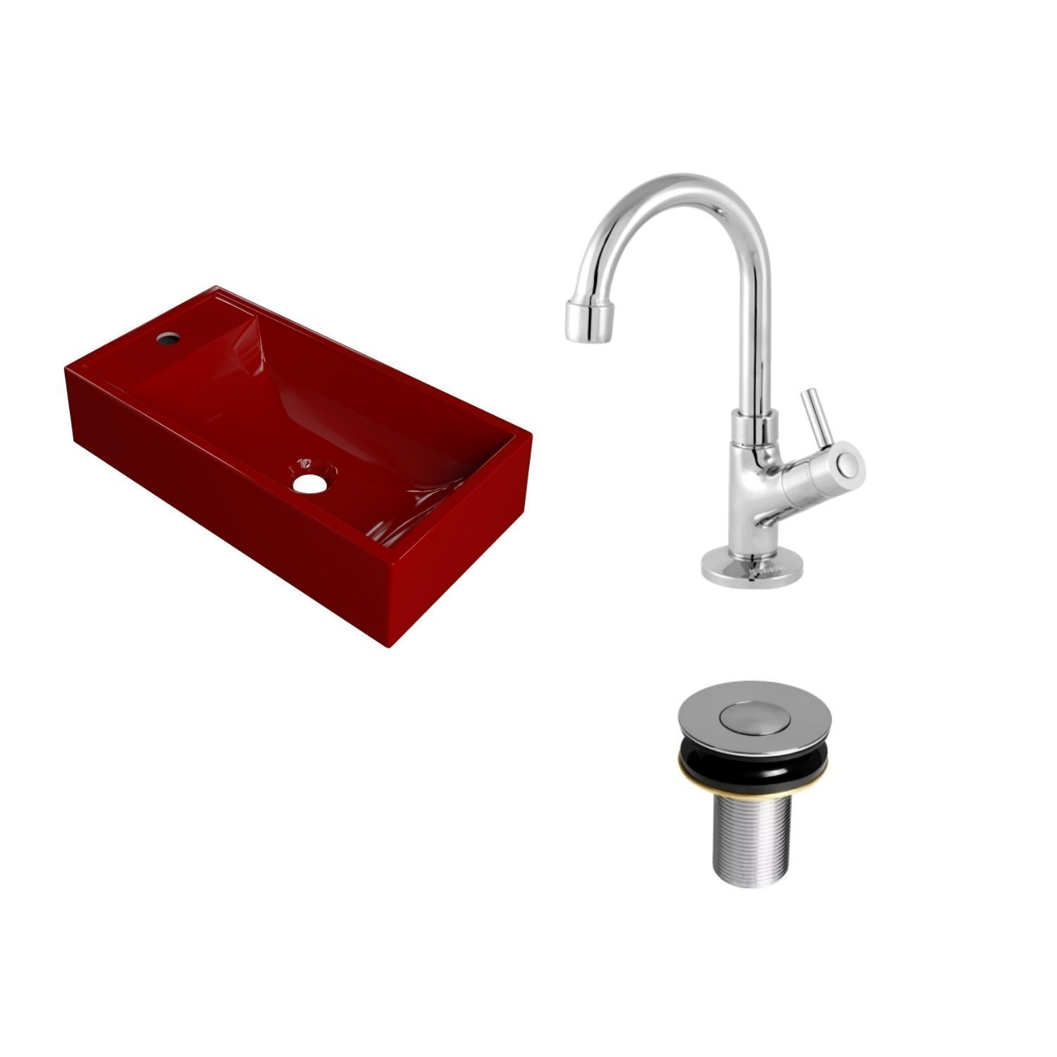 Kit Cuba Rl545 Roma com Torneira 1198 e Válvula Botão - 3
