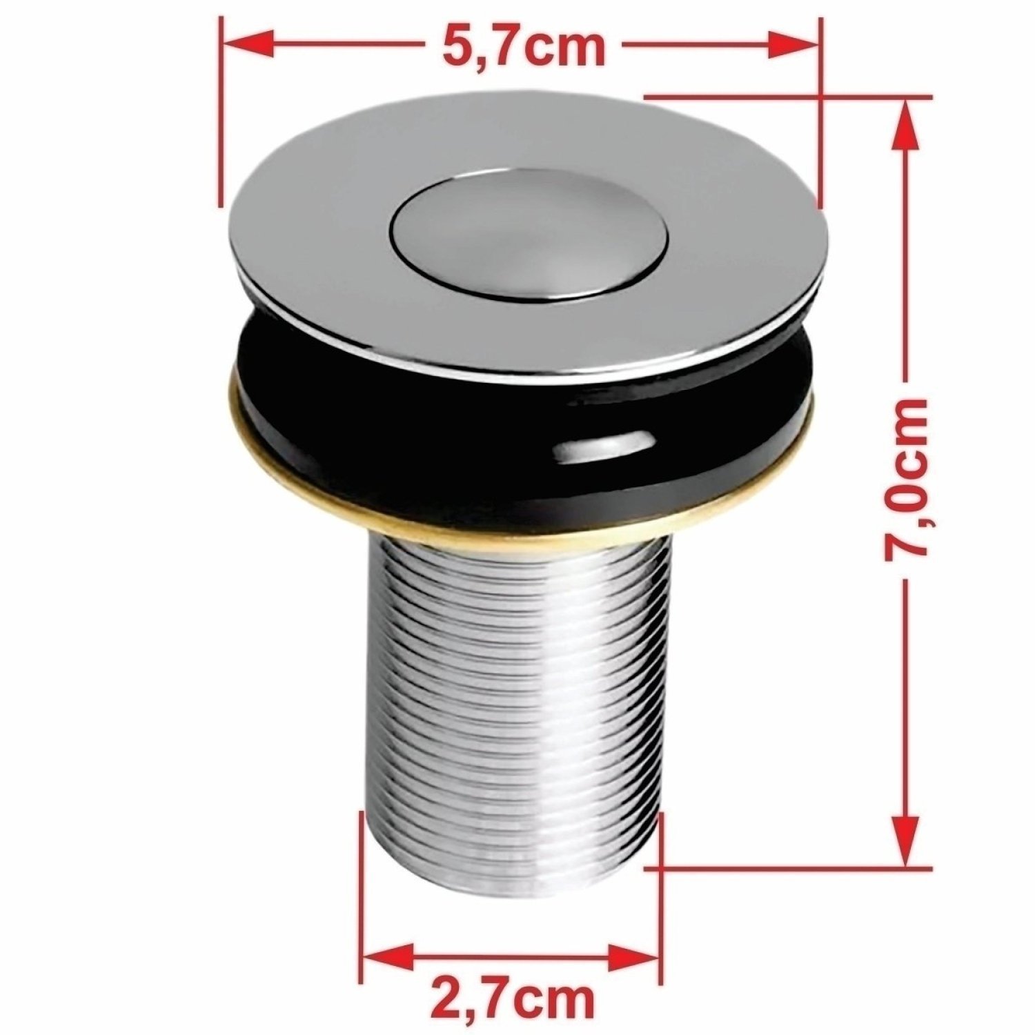 Kit Cuba Rl545 Roma com Torneira 1198 e Válvula Botão - 7