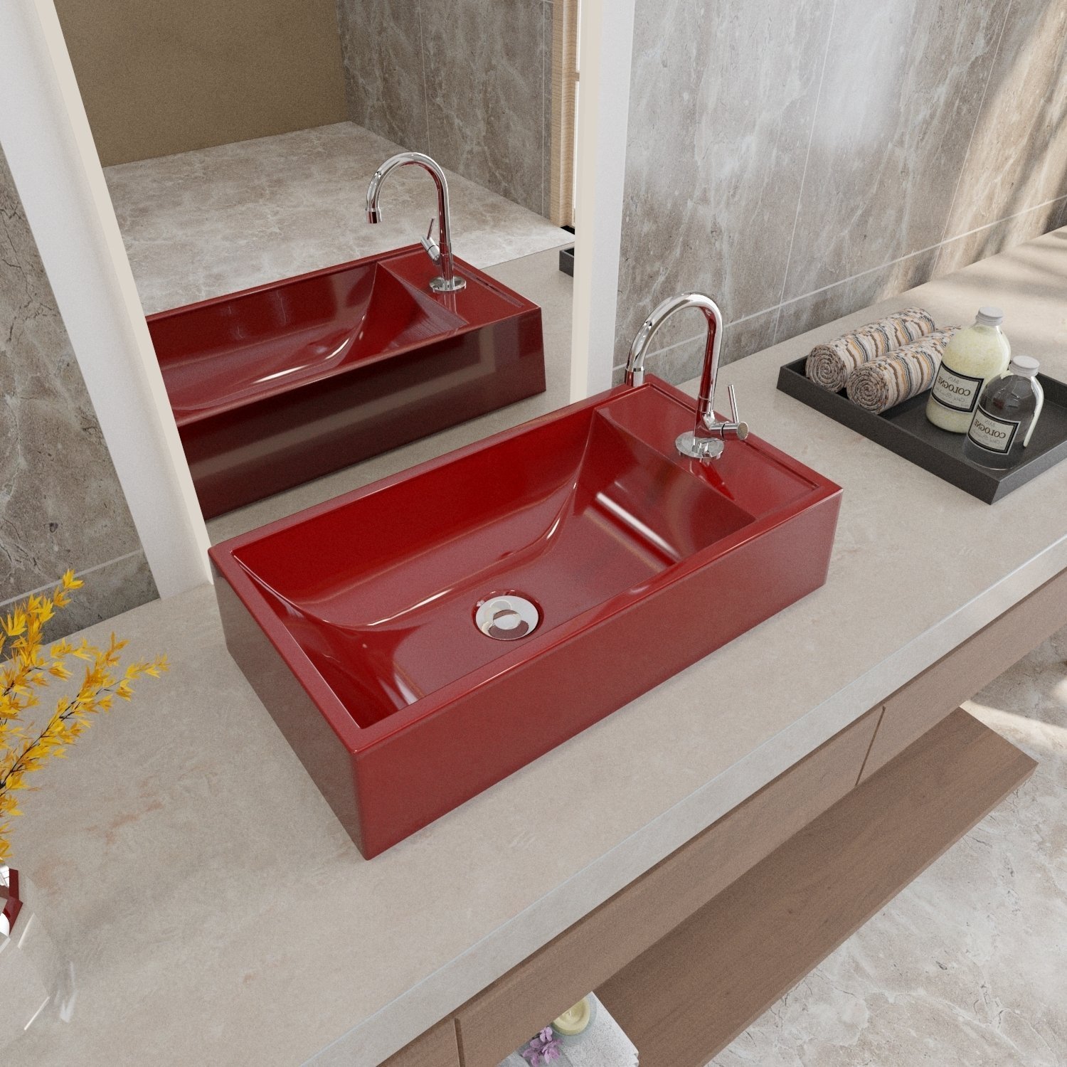 Kit Cuba Rl545 Roma com Torneira 1198 e Válvula Botão - 9