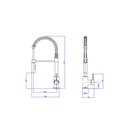Ver imagem 3 de Misturador Monocomando de Mesa para Cozinha Spin One Gourmet Cromado - Deca Deca Metais