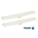 Ver imagem 4 de Kit 2 Ralos Linear Oculto Invisivel 50cm Para Banheiro Tigre