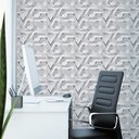 Ver imagem 1 de Papel de Parede 3d - Geométrico 3d 22 Arte Destaque 1,50 Metros