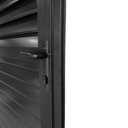 Ver imagem 3 de Porta Veneziana de Alumínio 80x210cm Abertura Esquerda Kazan Preto