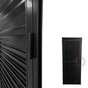 Ver imagem 2 de Porta Veneziana de Alumínio 80x210cm Abertura Esquerda Kazan Preto