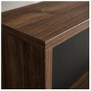 Ver mais imagens de Balcão de Atendimento 1.35x1,13x0,60m - c/ Gavetas - Workstart - Marsala/Preto - 63084