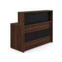 Ver imagem 4 de Balcão de Atendimento 1.35x1,13x0,60m - c/ Gavetas - Workstart - Marsala/Preto - 63084