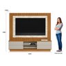 Estante Home Maringá para TV 70'' Nature/Petra - Linea - 3
