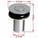Ver imagem 6 de Kit Cuba Rl545 Roma com Torneira Luxo e Válvula Botão com Sifão e Flexível
