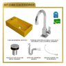 Kit Cuba Rl545 Roma com Torneira Luxo e Válvula Botão com Sifão e Flexível - 9