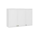 Ver imagem 2 de Armário Aéreo 3 Portas em Mdf para Lavanderia Branco Carraro