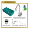 Kit Cuba Rl545 Roma com Torneira Luxo e Válvula Botão com Sifão e Flexível - 9