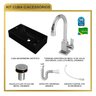 Kit Cuba Rl545 Roma com Torneira Luxo e Válvula Botão com Sifão e Flexível - 9