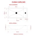 Ver imagem 4 de Kit Cuba Rl545 Roma com Torneira Luxo e Válvula Botão com Sifão e Flexível