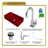 Kit Cuba Rl545 Roma com Torneira Luxo e Válvula Botão com Sifão e Flexível - 9