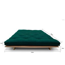 Sofá-cama Futon Slim S 02 Lugares Cor Verde FUTON BRASIL - 3