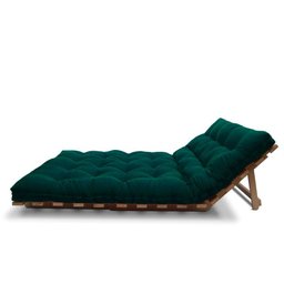 Sofá-cama Futon Slim S 02 Lugares Cor Verde FUTON BRASIL - 2