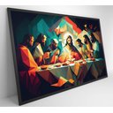 Ver mais imagens de Quadro Jesus Cristo e a Última Ceia Decor&quadros Div017 90x60 Cm Vidro Acrílico