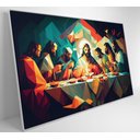 Ver imagem 6 de Quadro Jesus Cristo e a Última Ceia Decor&quadros Div017 90x60 Cm Vidro Acrílico