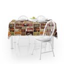 Ver mais imagens de Kit 3 Toalha de Mesa 6 Lugares Térmica Estampa 2,00x1,40m