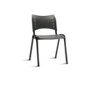 Ver imagem 3 de Cadeira Prisma Iso Fixa Preta pra Igreja Recpçao Sala de Espera Preto Plastica