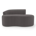 Ver mais imagens de Kit 02 Sofás Orgânicos Living Bob 145cm 02 Lugares com 02 Almofadas Bouclê Cinza Escuro - Desk Desig