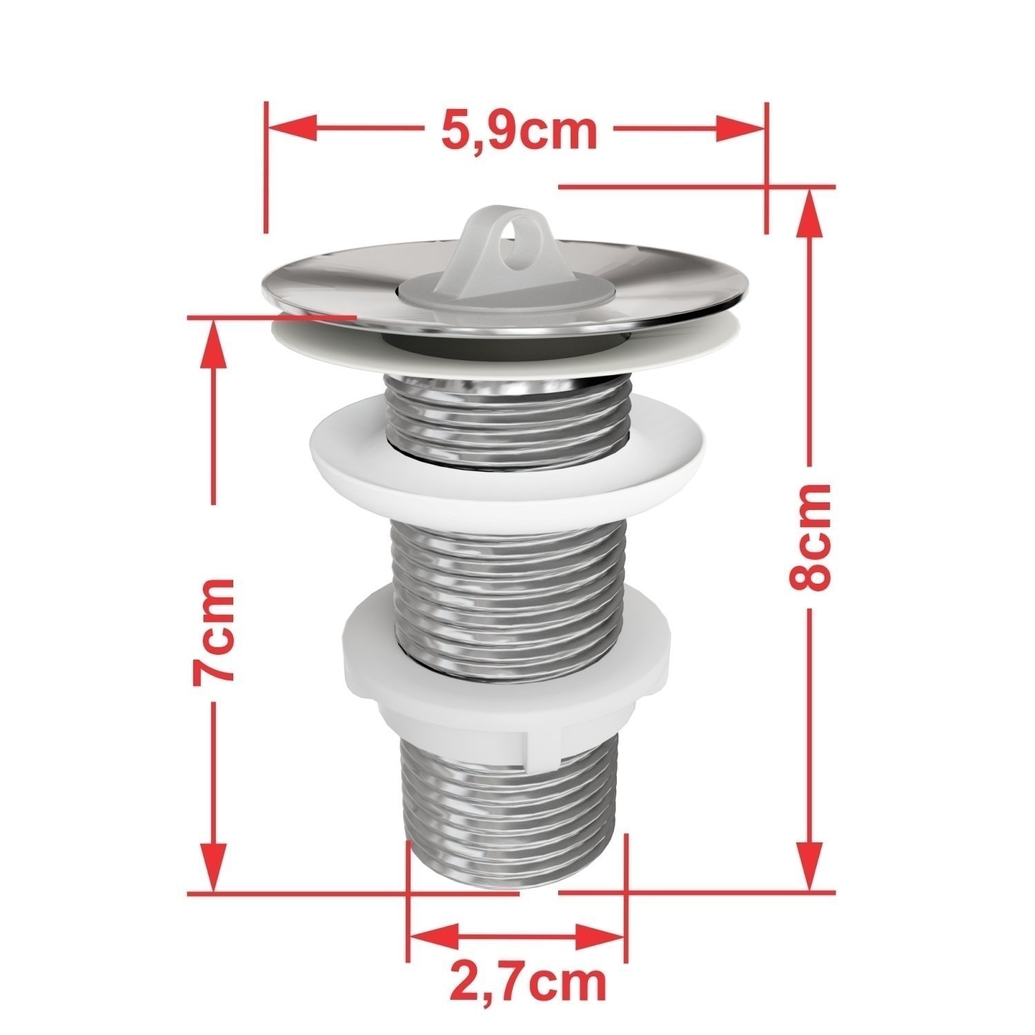 Kit Cuba Rl545 Roma com Torneira Luxo e Válvula Metal - 6