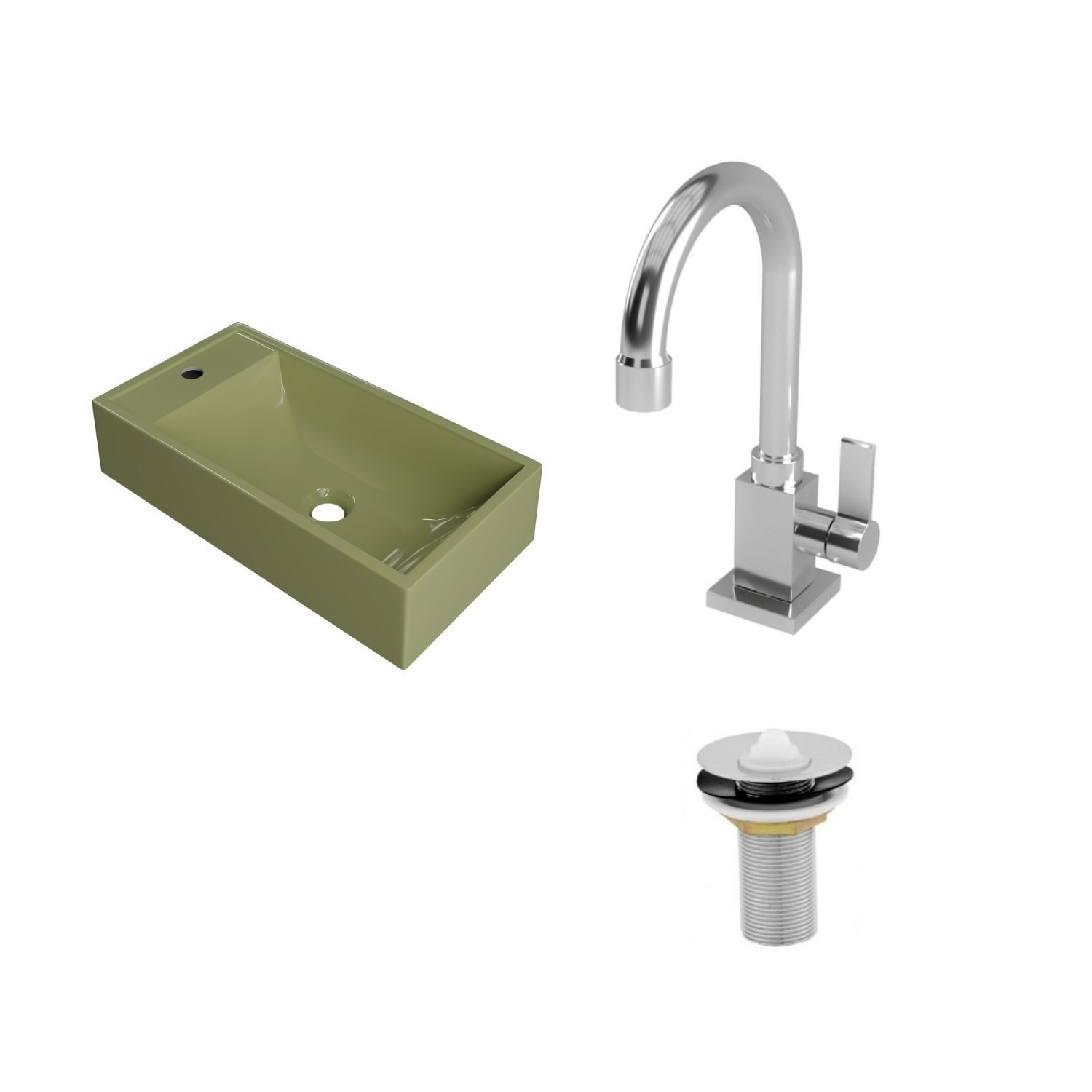 Kit Cuba Rl545 Roma com Torneira Luxo e Válvula Metal - 2