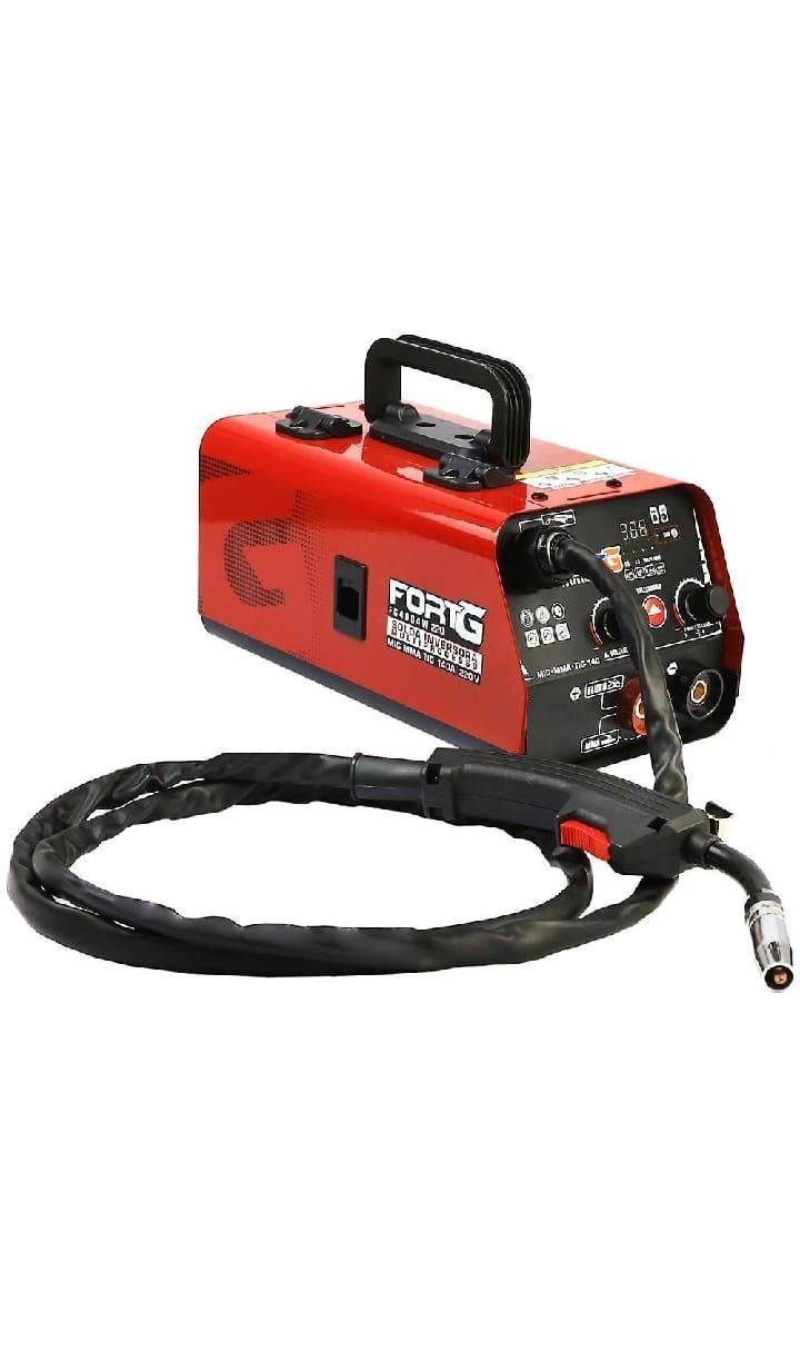 Máquina Sold Multproces 220v Kit 3 Itn Mig S Gás Ma Tig,140a - 6