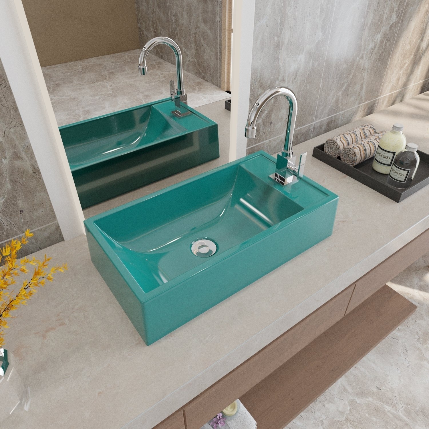 Kit Cuba Rl545 Roma com Torneira Luxo e Válvula Botão - 8