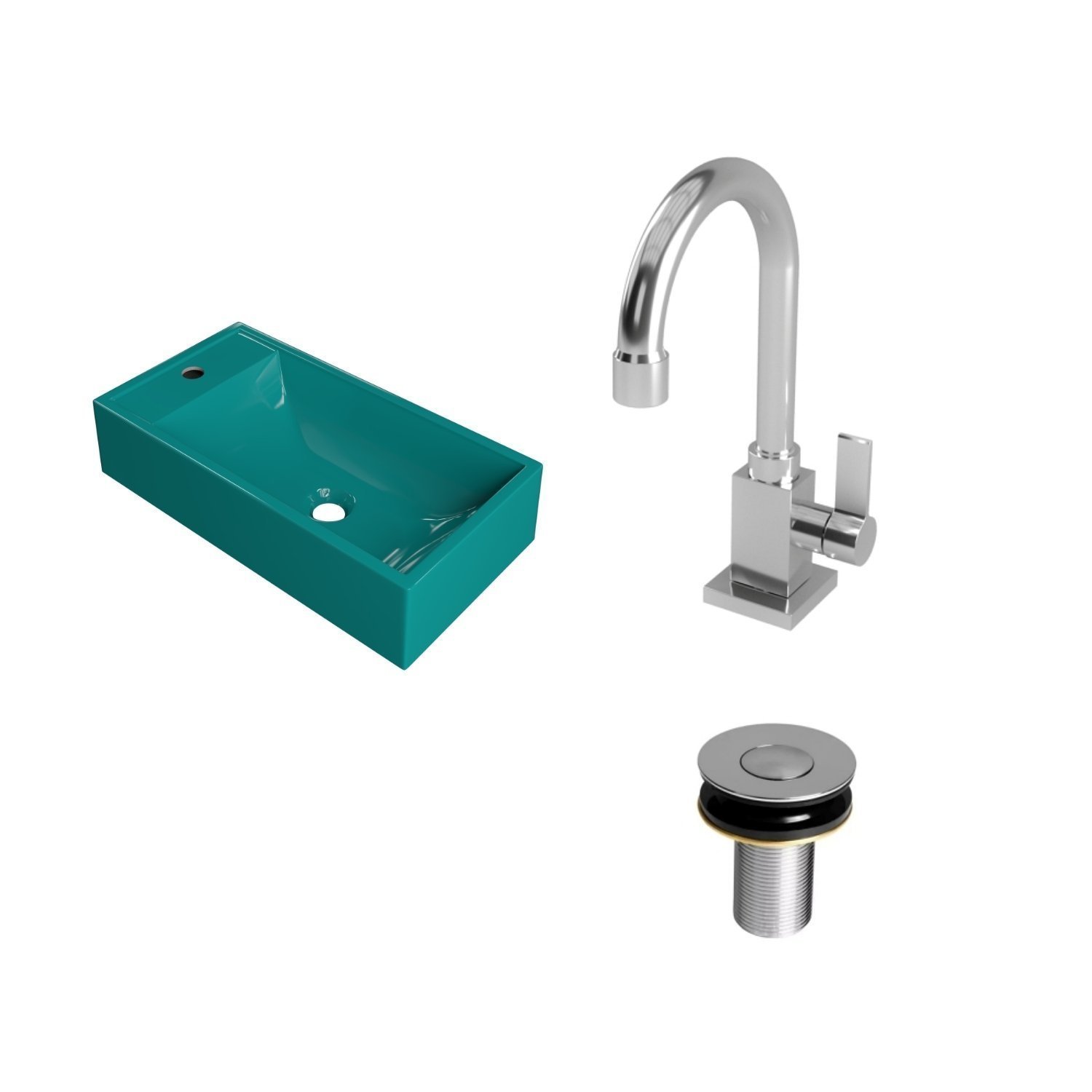 Kit Cuba Rl545 Roma com Torneira Luxo e Válvula Botão - 2