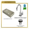 Kit Cuba Rl545 Roma com Torneira Luxo e Válvula Botão - 7