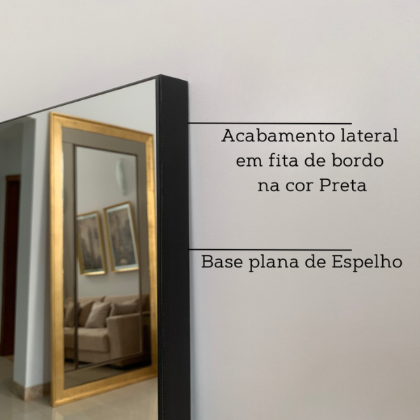 Espelho Decorativo de Parede Isadora C150 X A80x L3 - 4