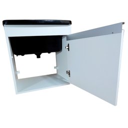 Tanque de Lavar Roupa Pequeno 34l Gabinete Mdf de Parede Suspenso - 5
