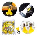 Ver imagem 3 de Kit Abraçadeiras Borboleta 8-12mm Ajustáveis 50 Unidades