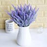 6 Ramos Plantas Lavanda Roxo Artificiais com 35 Folhas 40cm - 4