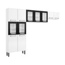 Ver imagem 1 de Cozinha de Aço Compacta 3 Peças Preto e Branco Bertolini