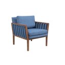 Ver imagem 1 de Poltrona Decorativa Califórnia Madeira Maciça