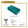 Kit Cuba Rl545 Roma com Válvula Metal e Sifão com Flexível - 8