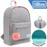 Mochila Tilibra Costas Academie Juvenil Dots Cinza - 2
