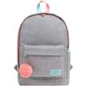 Mochila Tilibra Costas Academie Juvenil Dots Cinza - 1