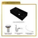 Ver mais imagens de Kit Cuba Rl545 Roma com Válvula Metal e Sifão com Flexível
