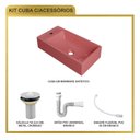 Ver mais imagens de Kit Cuba Rl545 Roma com Válvula Metal e Sifão com Flexível