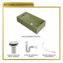 Ver mais imagens de Kit Cuba Rl545 Roma com Válvula Metal e Sifão com Flexível