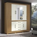 Ver imagem 2 de Guarda Roupa 8 Portas 4 Gavetas Nápole Aramóveis
