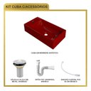Ver mais imagens de Kit Cuba Rl545 Roma com Válvula Metal e Sifão com Flexível